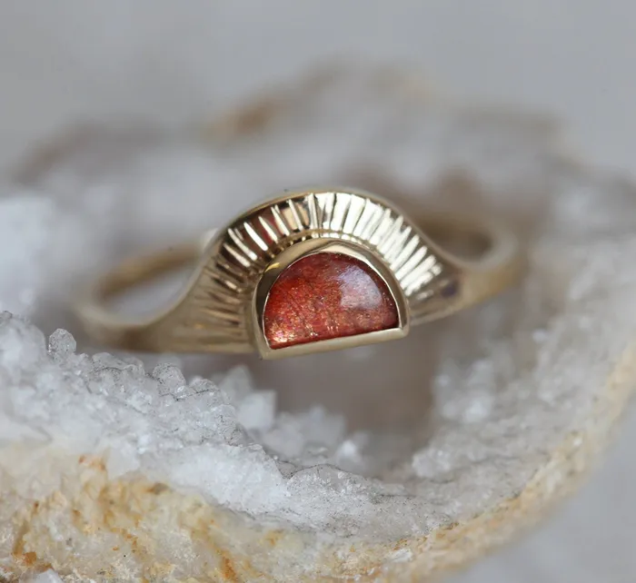 Capucinne Rings Ingrid Opal Ring Set