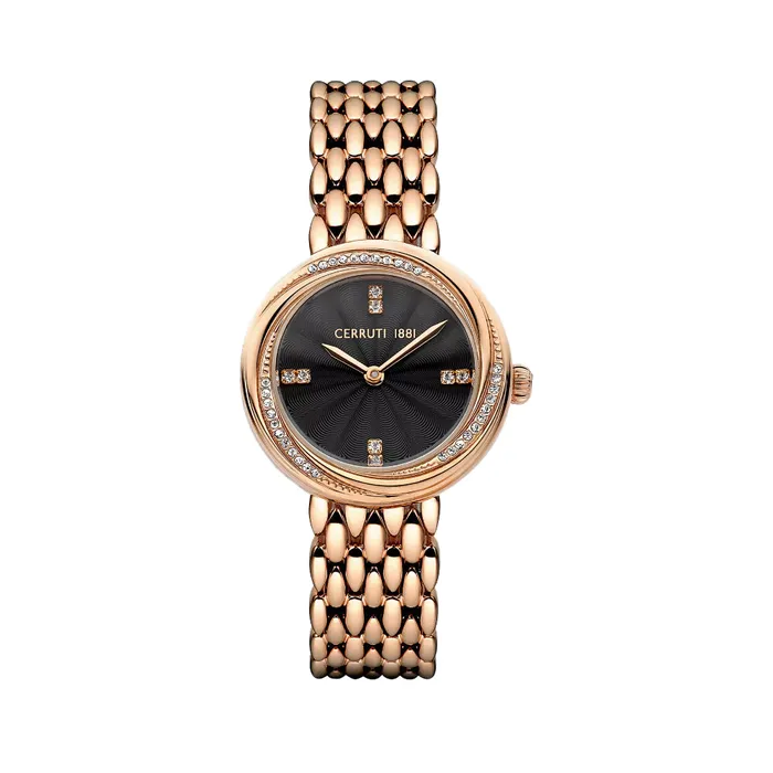 CERRUTI 1881 Womens Reiti Analogue Rose Gold Watch Cerruti Watches