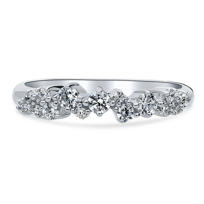 Cluster CZ Ring in Sterling Silver BERRICLE Rings