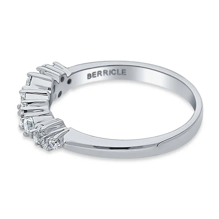 Cluster CZ Ring in Sterling Silver BERRICLE Rings
