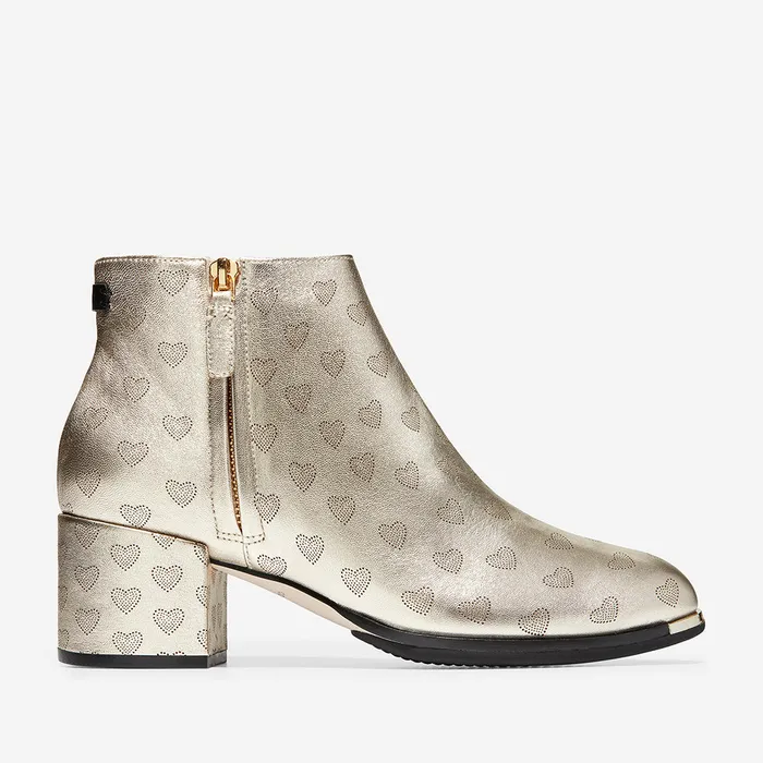 Cole Haan Grand Ambition Bootie 55mm Soft Gold Leather Gold Cole Haan PreStyled Sets Cole Haan Grand Ambition Bootie 55mm Soft Gold Leather Gold Cole Haan PreStyled Sets