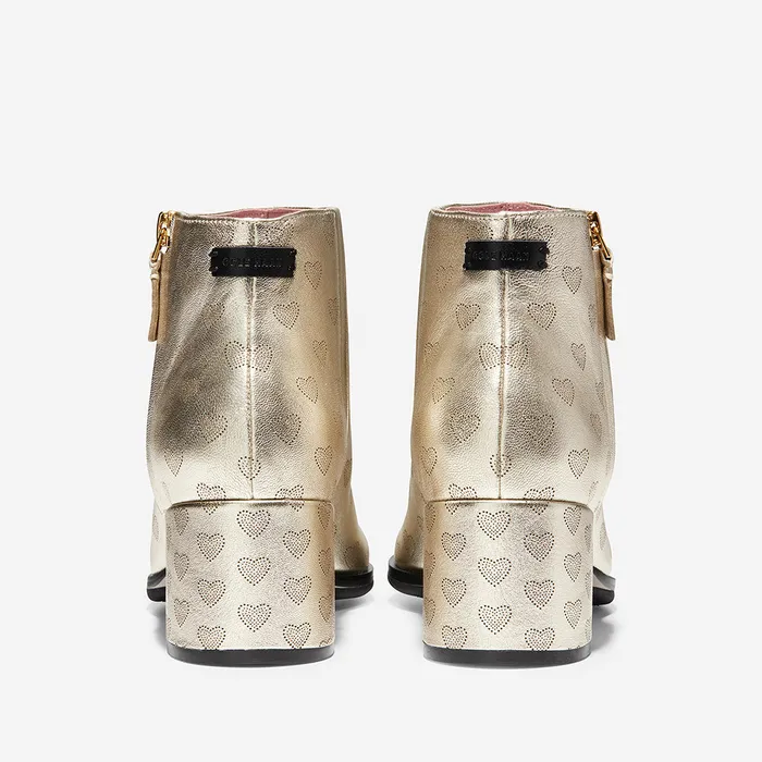 Cole Haan Grand Ambition Bootie 55mm Soft Gold Leather Gold Cole Haan PreStyled Sets Cole Haan Grand Ambition Bootie 55mm Soft Gold Leather Gold Cole Haan PreStyled Sets