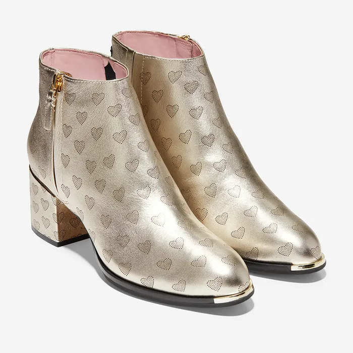 Cole Haan Grand Ambition Bootie 55mm Soft Gold Leather Gold Cole Haan PreStyled Sets Cole Haan Grand Ambition Bootie 55mm Soft Gold Leather Gold Cole Haan PreStyled Sets