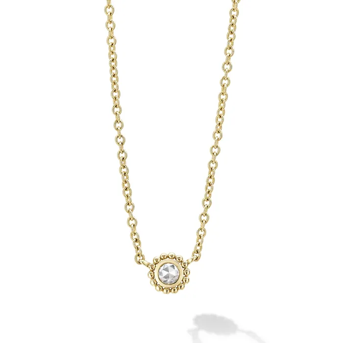 Covet Small Rose Cut Diamond Necklace LAGOS Necklaces
