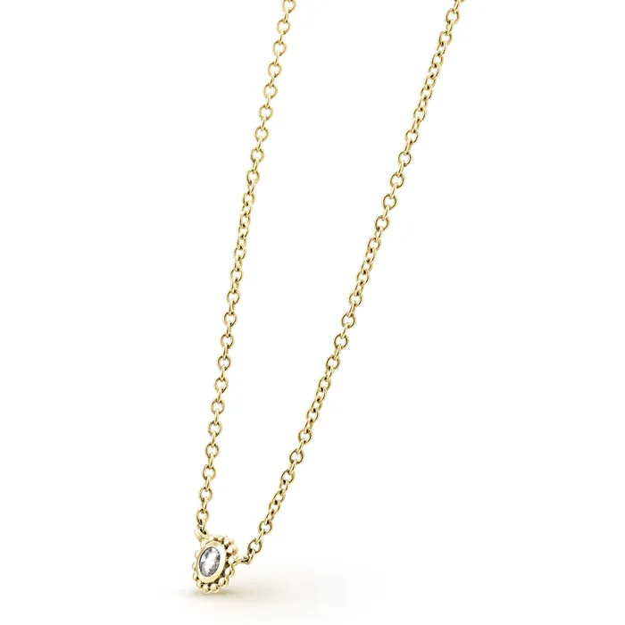 Covet Small Rose Cut Diamond Necklace LAGOS Necklaces Covet Small Rose Cut Diamond Necklace LAGOS Necklaces