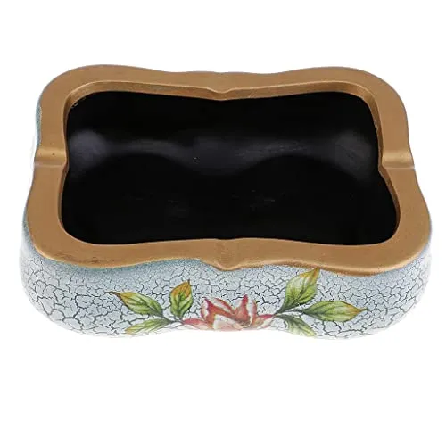 Dropshipped via Social Commerce Network Necklaces LOOM TREE Retro Ceramic Ashtray Living Room Coffee Ashtray Hotel Office Decoration 3 Tobacciana Ashtrays