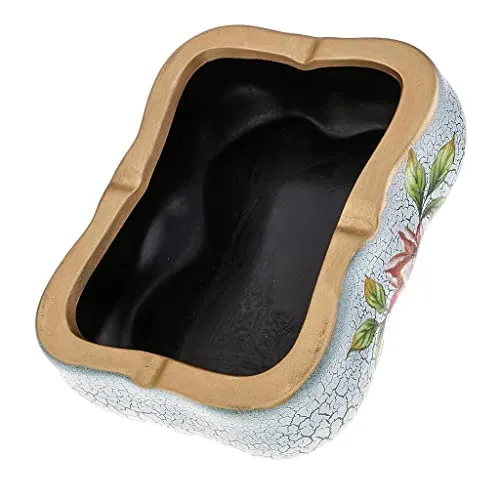 Dropshipped via Social Commerce Network Necklaces LOOM TREE Retro Ceramic Ashtray Living Room Coffee Ashtray Hotel Office Decoration 3 Tobacciana Ashtrays