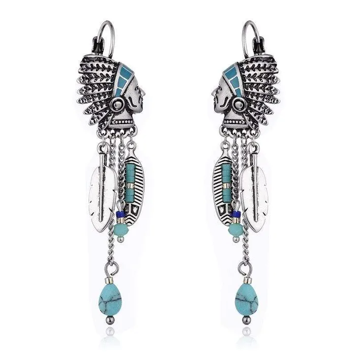 Earrings WickedAF Native American Tassel Earrings