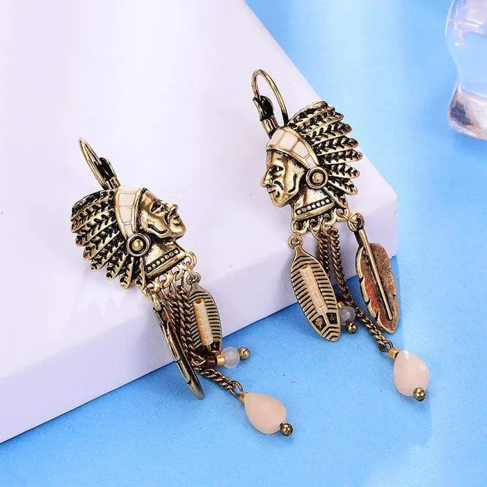 Earrings WickedAF Native American Tassel Earrings