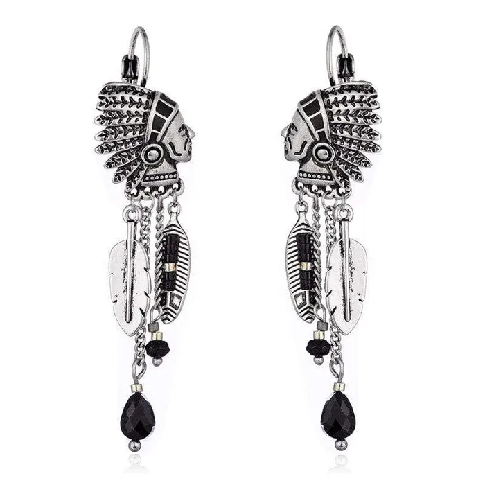 Earrings WickedAF Native American Tassel Earrings