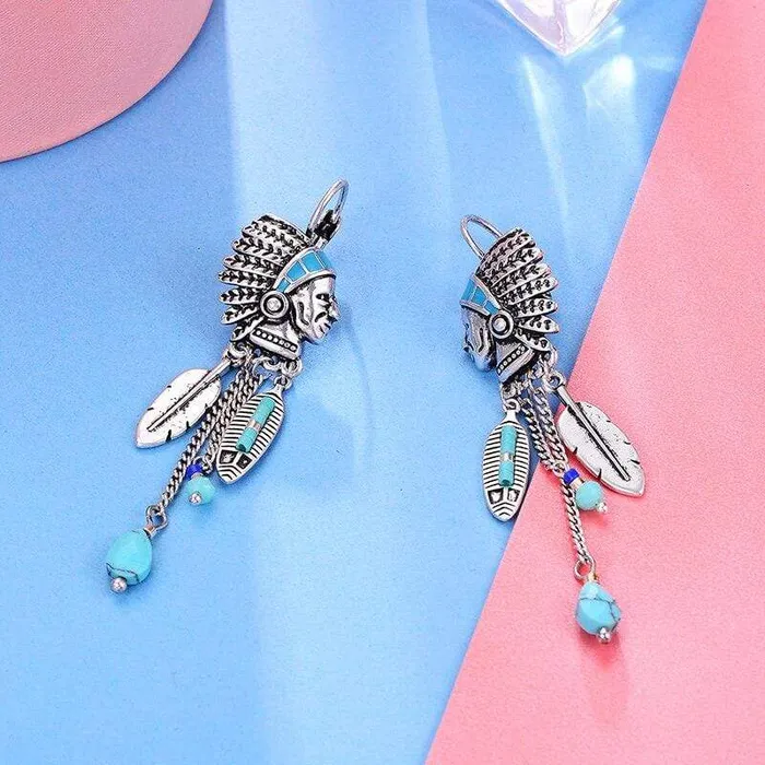 Earrings WickedAF Native American Tassel Earrings