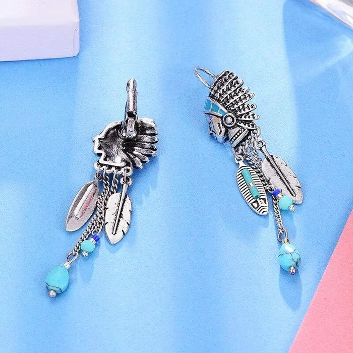 Earrings WickedAF Native American Tassel Earrings