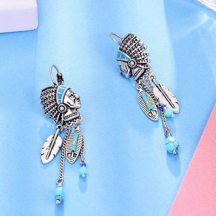 Earrings WickedAF Native American Tassel Earrings
