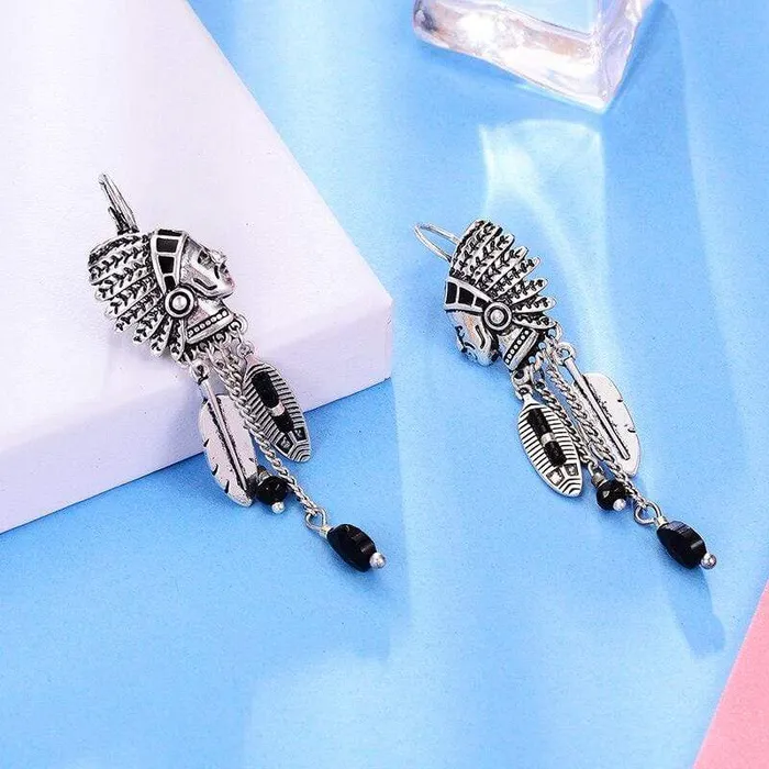 Earrings WickedAF Native American Tassel Earrings