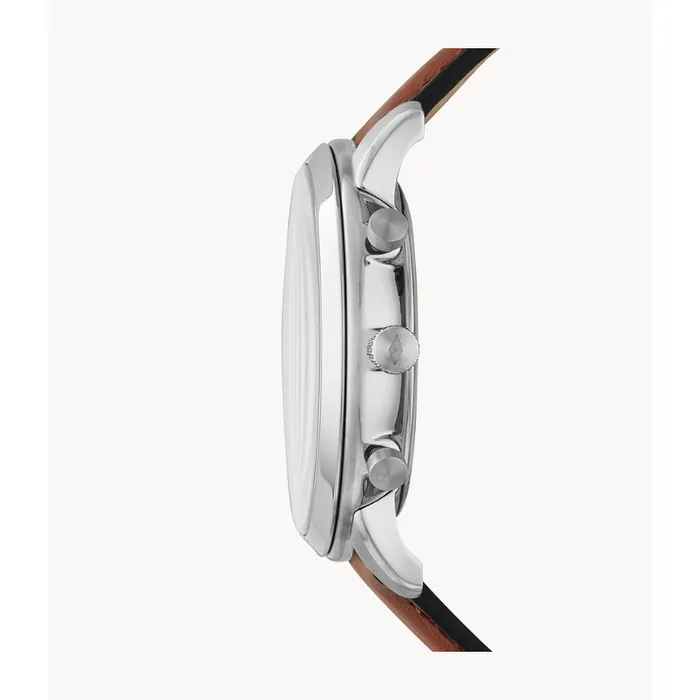 Fossil Fossil Neutra Mens Chronograph Luggage Leather Watch and Bracelet Set Bracelets Fossil Fossil Neutra Mens Chronograph Luggage Leather Watch and Bracelet Set Bracelets