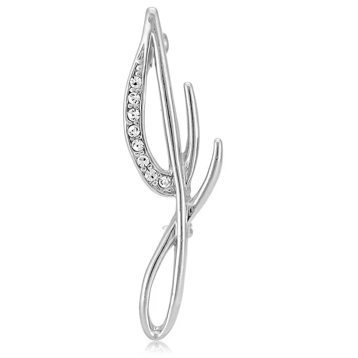 Initial Letter Pin in SilverTone BERRICLE Rings