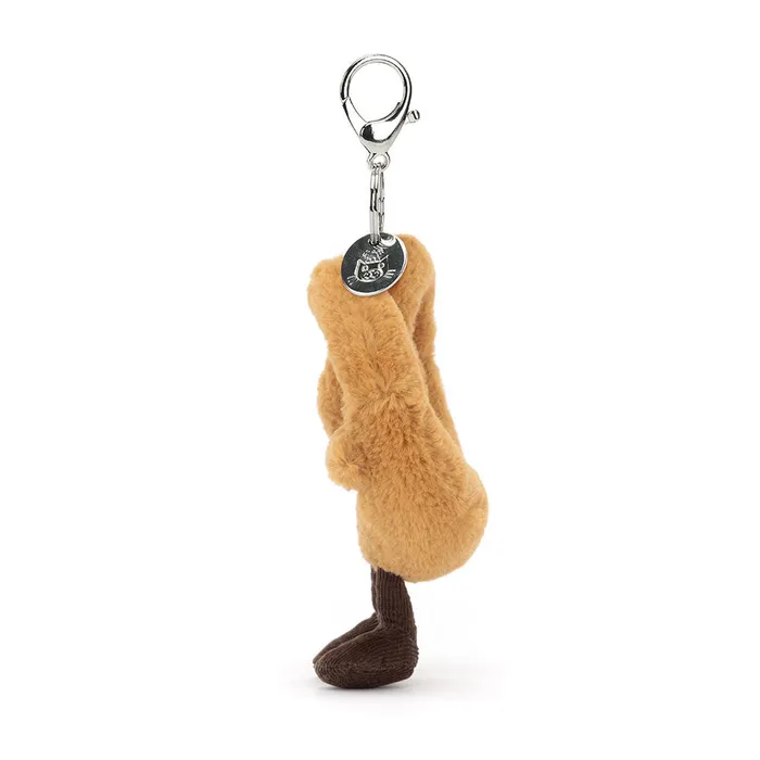 Jellycat Charm Necklaces Amuseables Pretzel Bag Charm by Jellycat