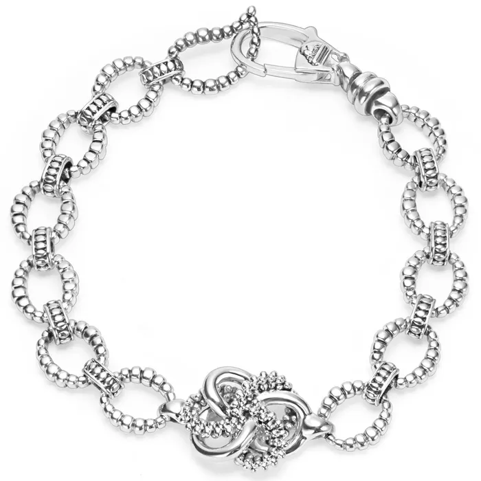 Lagos Bracelets Love Knot Silver Love Knot Link Bracelet