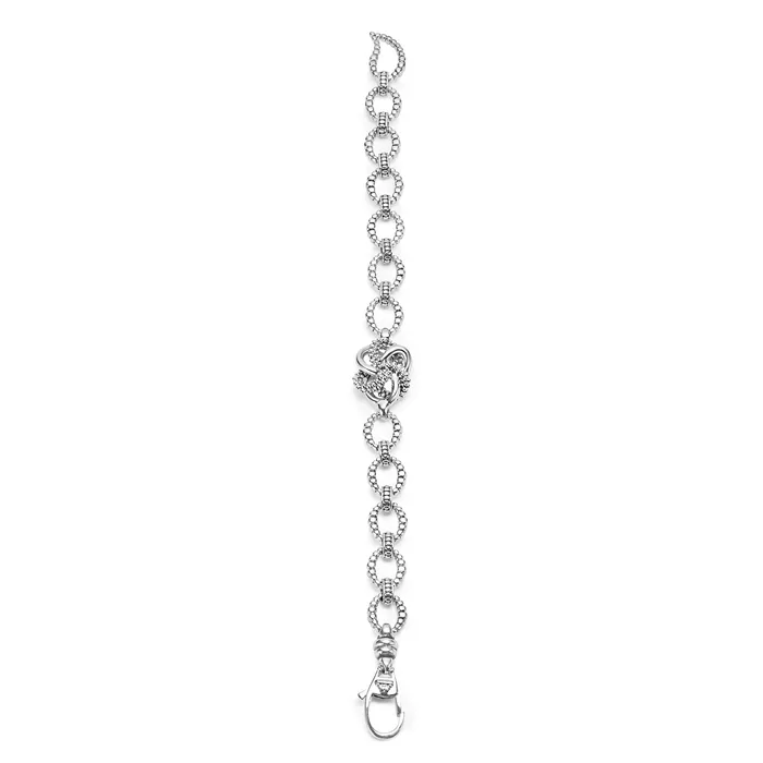 Lagos Bracelets Love Knot Silver Love Knot Link Bracelet