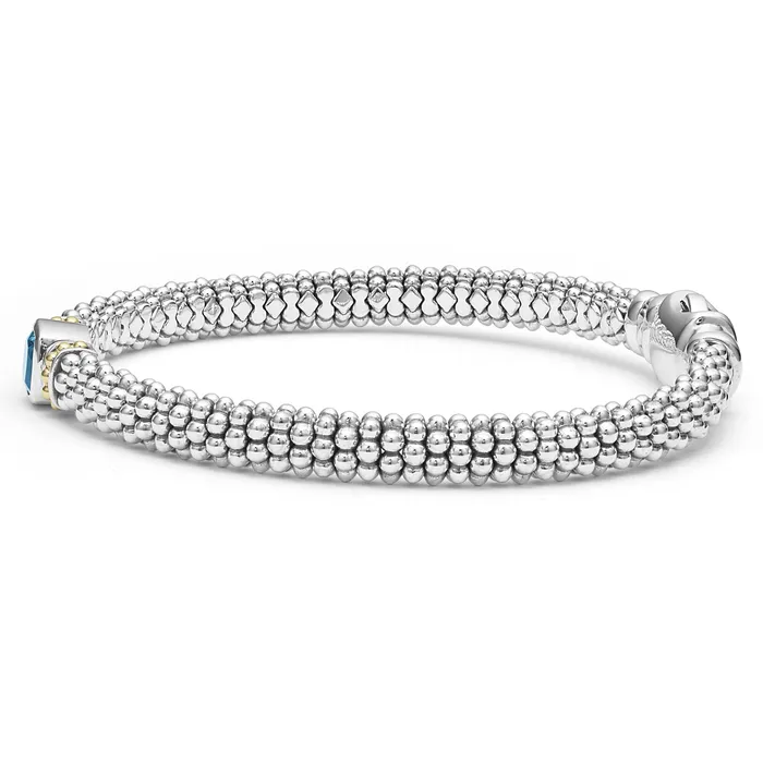 LAGOS Bracelets Rittenhouse Swiss Blue Topaz Caviar Bracelet 6mm LAGOS Bracelets Rittenhouse Swiss Blue Topaz Caviar Bracelet 6mm
