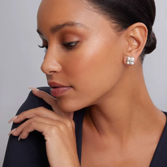 Lagos Earrings Luna Caviar Pearl Stud Earrings Lagos Earrings Luna Caviar Pearl Stud Earrings