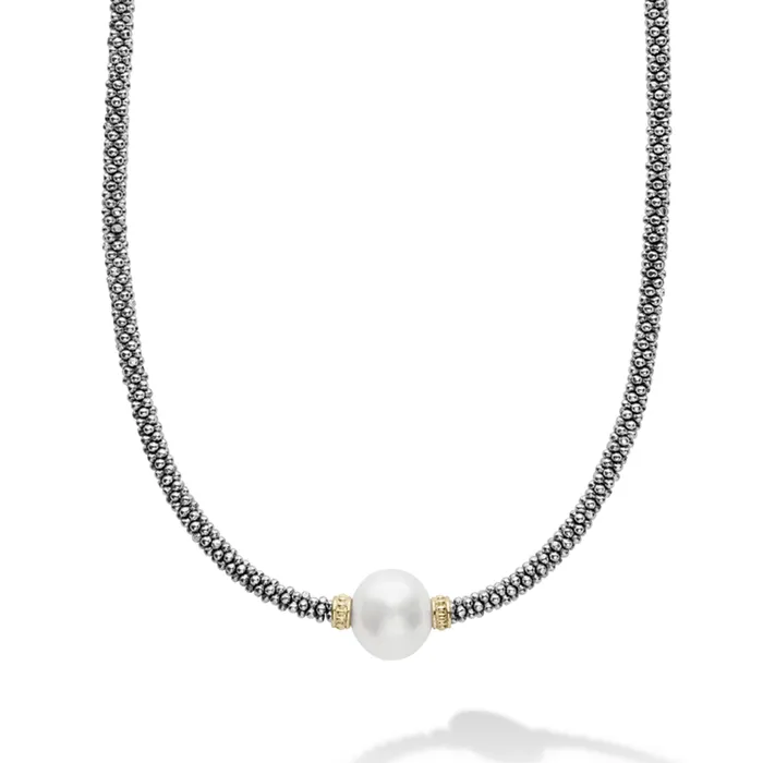 Lagos Luna Caviar Pearl Necklace Necklaces