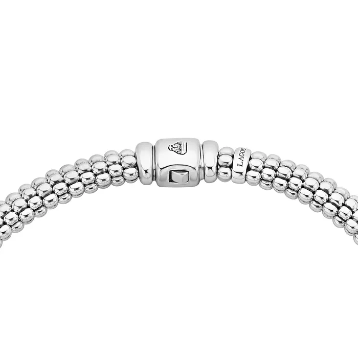 Lagos Necklaces Black Caviar Black Single Station Diamond Caviar Necklace Lagos Necklaces Black Caviar Black Single Station Diamond Caviar Necklace