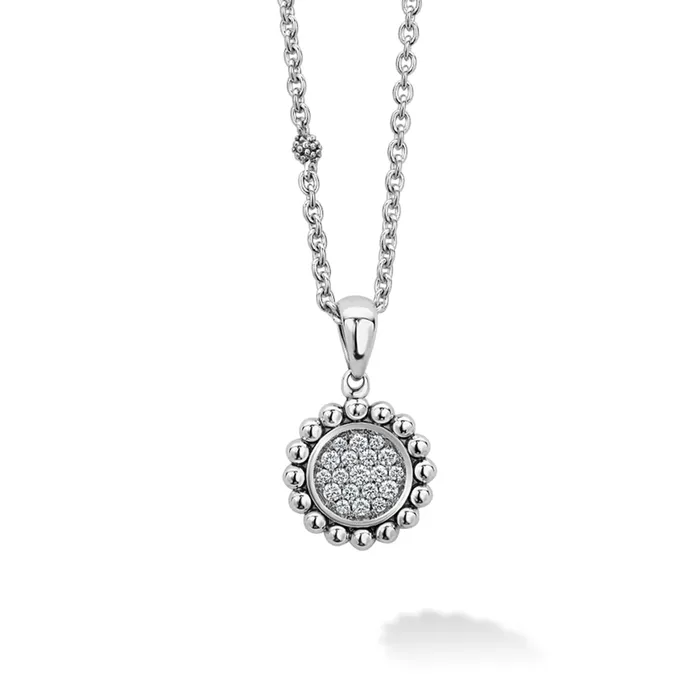 Lagos Necklaces Caviar Spark Diamond Pendant Necklace