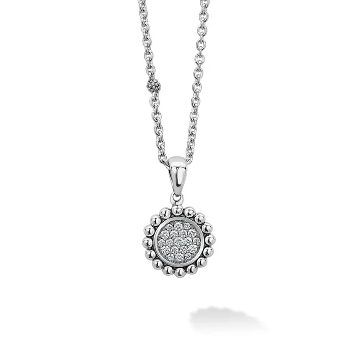 Lagos Necklaces Caviar Spark Diamond Pendant Necklace Lagos Necklaces Caviar Spark Diamond Pendant Necklace