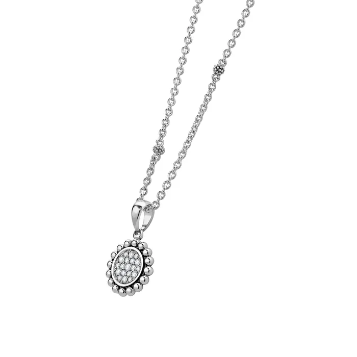 Lagos Necklaces Caviar Spark Diamond Pendant Necklace Lagos Necklaces Caviar Spark Diamond Pendant Necklace