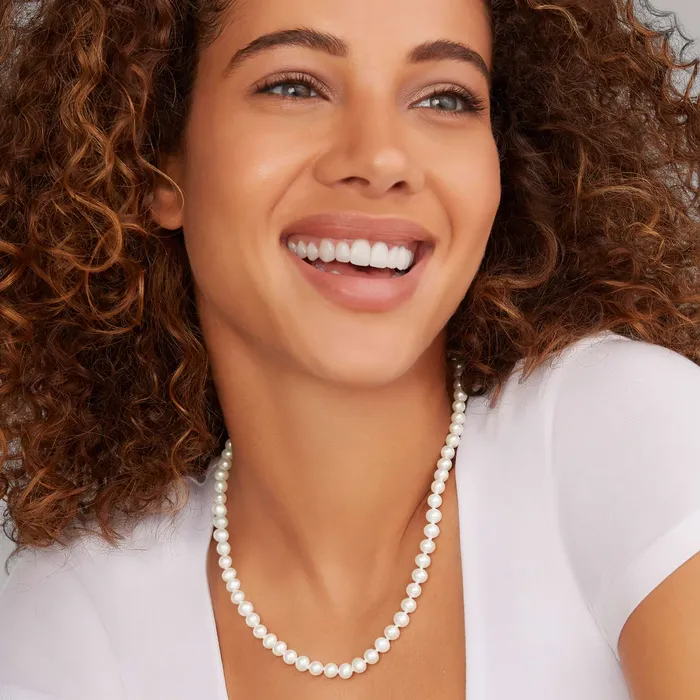 Luna Small Pearl Necklace LAGOS Necklaces Luna Small Pearl Necklace LAGOS Necklaces