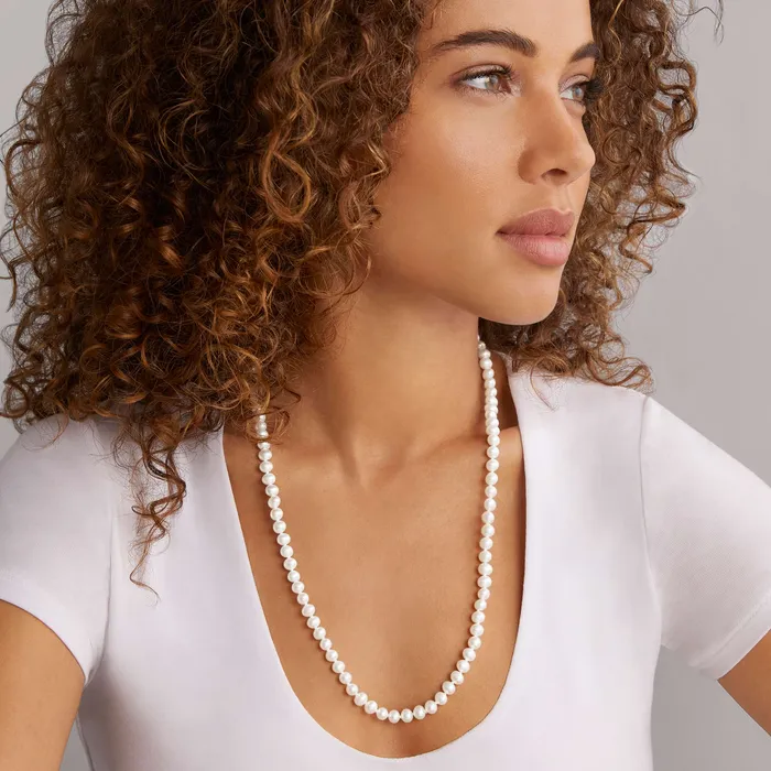 Luna Small Pearl Necklace LAGOS Necklaces Luna Small Pearl Necklace LAGOS Necklaces