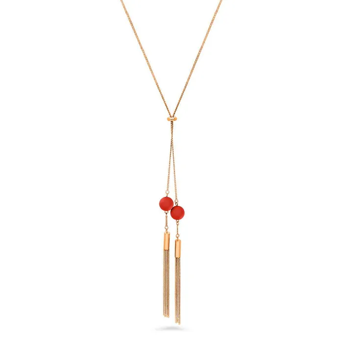 Necklaces BERRICLE Tassel Bead Lariat Necklace
