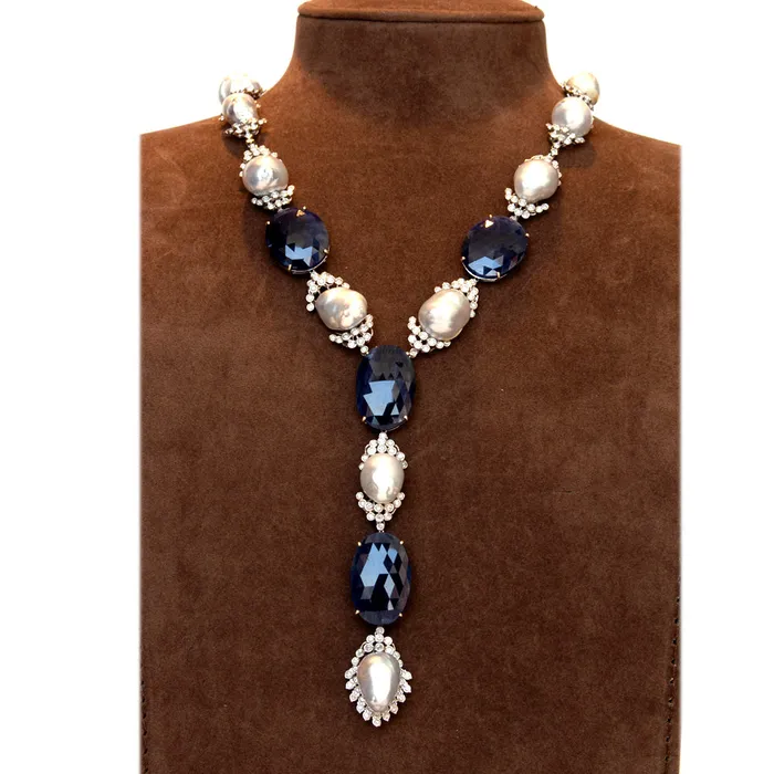 Necklaces Ouzonian Ouzonian SET Necklace 18 Carat White Gold