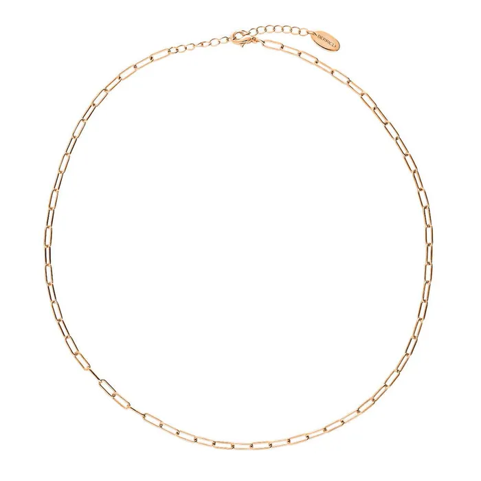 Necklaces Paperclip Link Chain Necklace 3mm BERRICLE