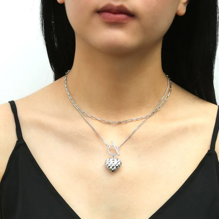 Necklaces Paperclip Link Chain Necklace 3mm BERRICLE
