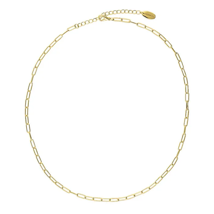 Necklaces Paperclip Link Chain Necklace 3mm BERRICLE