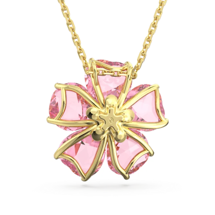 Necklaces Swarovski Florere Necklace Flower Pink Goldtone plated Swarovski Necklaces Swarovski Florere Necklace Flower Pink Goldtone plated Swarovski