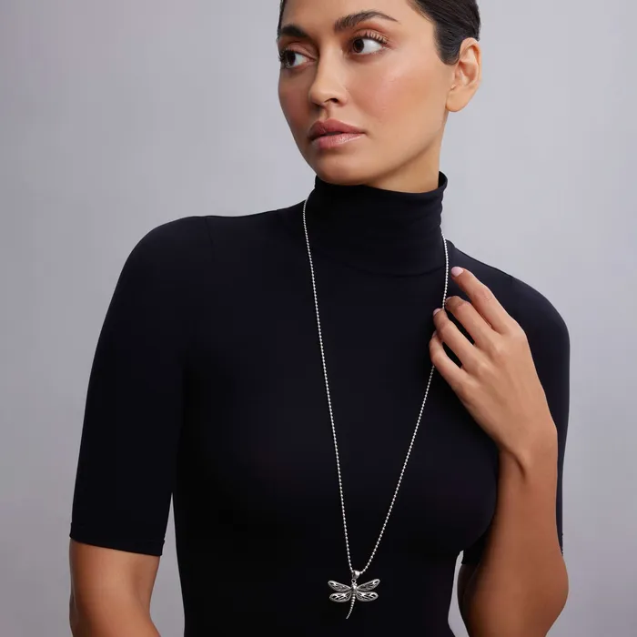 Rare Wonders Dragonfly Pendant Necklace Lagos Necklaces Rare Wonders Dragonfly Pendant Necklace Lagos Necklaces