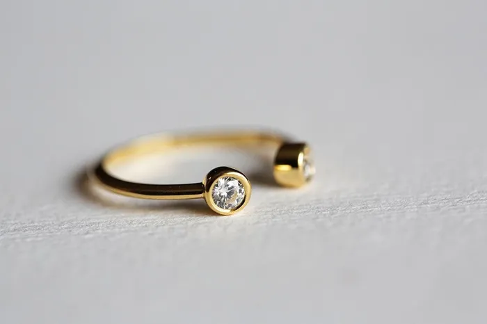 Rings capucinne Engagement Ring Set Wedding Ring Set