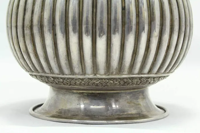 Rings Dropshipped via Social Commerce Network PH Artistic Handcrafted 925 Sterling Silver Urn Pot Engraved Design Home Decorative