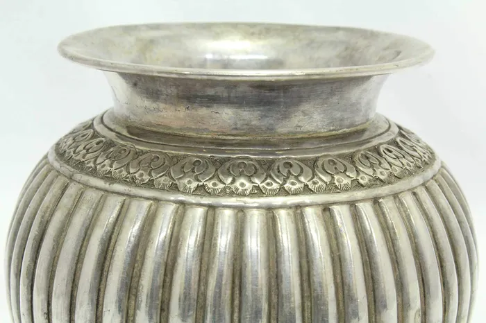 Rings Dropshipped via Social Commerce Network PH Artistic Handcrafted 925 Sterling Silver Urn Pot Engraved Design Home Decorative