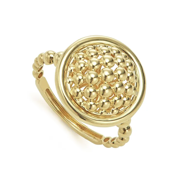Rings LAGOS Meridian 18K Gold Caviar Ring