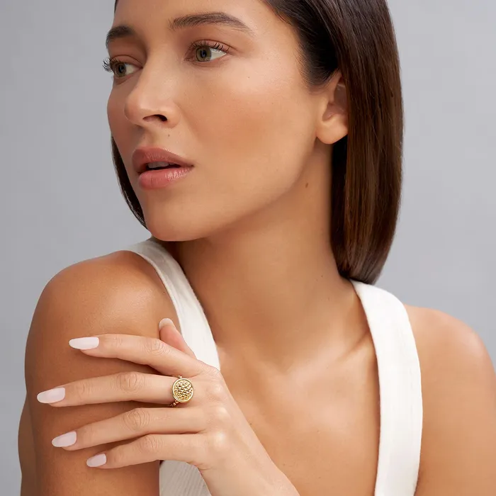 Rings LAGOS Meridian 18K Gold Caviar Ring Rings LAGOS Meridian 18K Gold Caviar Ring
