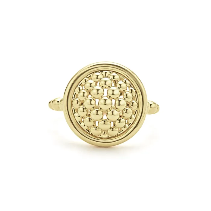 Rings LAGOS Meridian 18K Gold Caviar Ring Rings LAGOS Meridian 18K Gold Caviar Ring