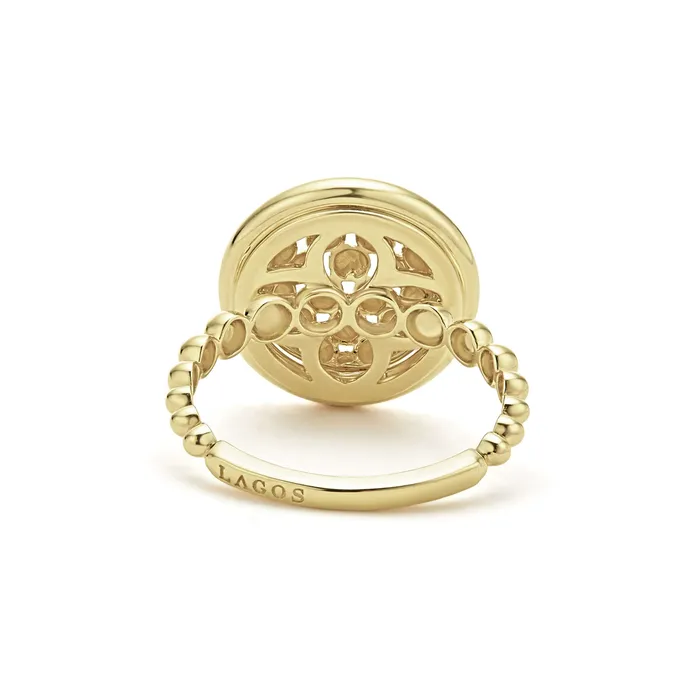 Rings LAGOS Meridian 18K Gold Caviar Ring Rings LAGOS Meridian 18K Gold Caviar Ring