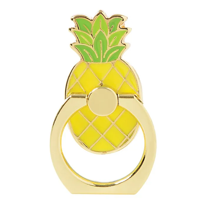 Slant Pineapple Phone Ring Rings