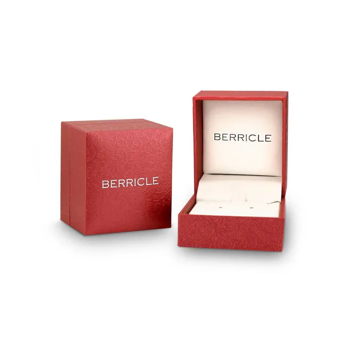 Starburst CZ Necklace in Sterling Silver BERRICLE Necklaces
