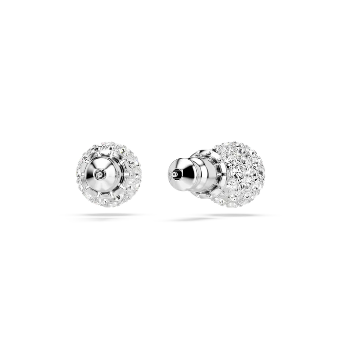 Swarovski Earrings Swarovski Dextera Stud Earrings Round Cut White Rhodium Plated