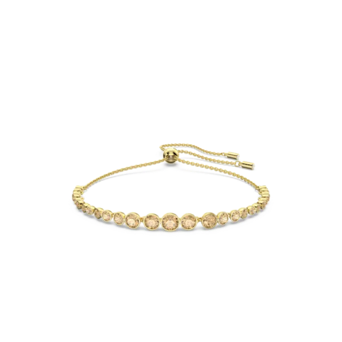 Swarovski Emily Bracelet Mixed round cuts Gold tone Goldtone plated Swarovski Bracelets Swarovski Emily Bracelet Mixed round cuts Gold tone Goldtone plated Swarovski Bracelets